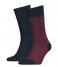 Tommy Hilfiger Sock Men Sock 2P Micro  Herringbone Navy / Red (001)